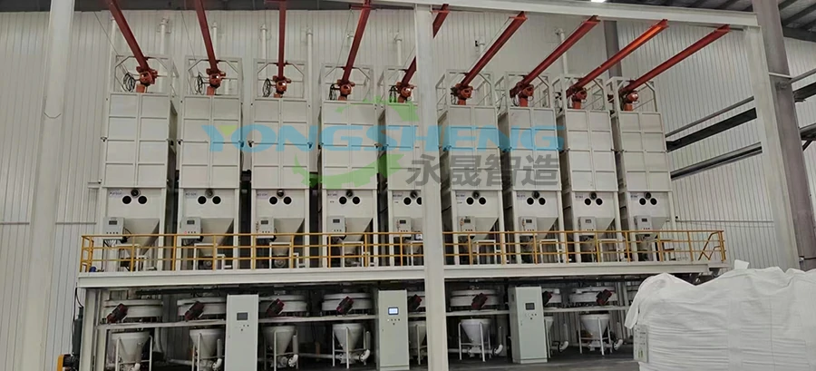 湖南客户密封胶原料投料案例